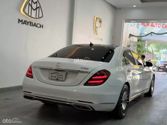 Mercedes-Benz S400 3.0 V6 2014 - Xe đã lên full maybach S560 và full nội thất S450 (vô lăng, màn hình,.. )