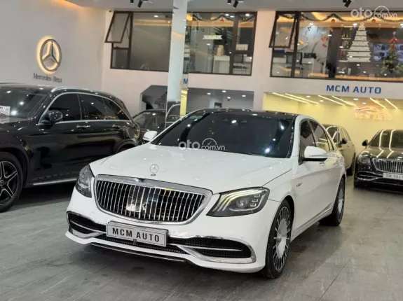 Mercedes-Benz S400 3.0 V6 2014 - Xe đã lên full maybach S560 và full nội thất S450 (vô lăng, màn hình,.. )