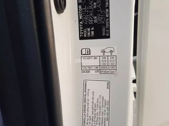 Toyota Corolla Cross 1.8 V  2022 - Toyota Corolla Cross 1.8 V 2022 - mua bán xe ô tô cũ uy tín tại Hà Nội