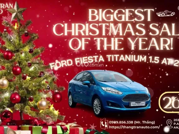 Ford Fiesta 1.5AT Titanium 2016 - Bao quay đầu 1 năm 10% theo giá thị trường