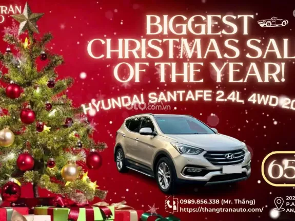 Hyundai Santa Fe 2.4L Xăng Đặc biệt 2018 - Giá 690 TR