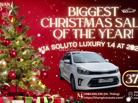Kia Soluto AT Luxury 2022 - Bao rút hồ sơ gốc. Hỗ trợ sang tên