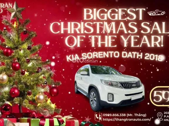 Kia Sorento 2WD 2.2 DATH 2018 - Hỗ trợ vay ngân hàng lãi suất ưu đãi