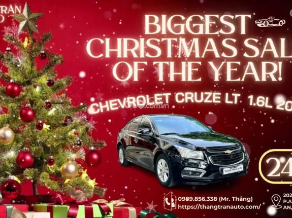Chevrolet Cruze LT 1.6 2017 - Bảo dưỡng 5000 km thay nhớt một lần miễn phí