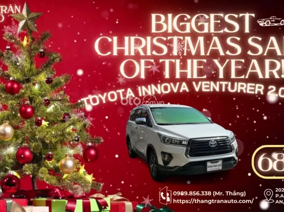 Toyota Innova 2.0 Venturer AT 2022 - SẢN XUẤT 2022, ĐĂNG KÝ 2023 – GIÁ CHỈ 720 TRIỆU - Trả góp 80% xe, MỖI THÁNG CHỈ 6.3 TRIỆU