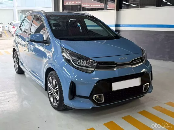 Kia Morning GT-LINE 2022 - Odo 1v2 km siêu lướt màu xanh cực đẹp, anh chị mua cho người nhà yên tâm