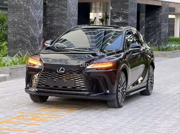 Lexus RX 350 2023 - Xe lướt màu đen nội thất nâu cực đẹp