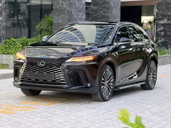 Lexus RX 350 2023 - Xe lướt màu đen nội thất nâu cực đẹp