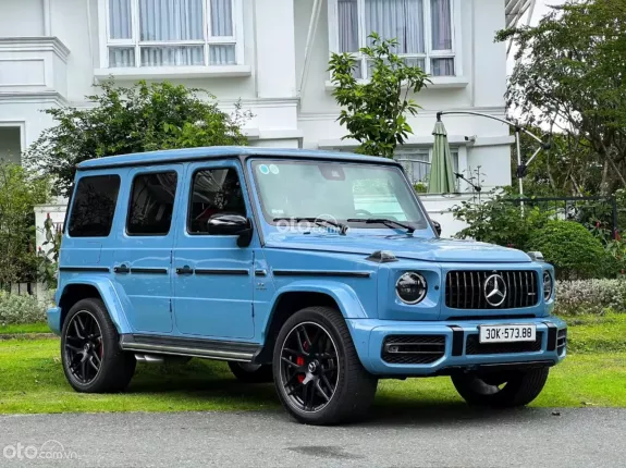 Mercedes-Benz AMG G63 2022 - Siêu phẩm SUV hạng sang màu Blue China Ngọc Trai hiếm có