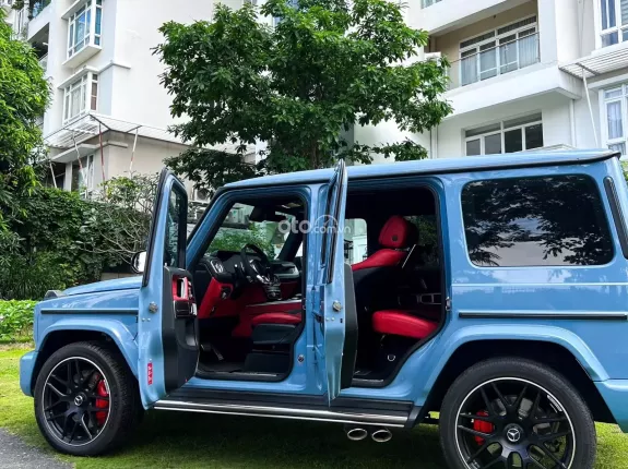 Mercedes-Benz AMG G63 2022 - Siêu phẩm SUV hạng sang màu Blue China Ngọc Trai hiếm có