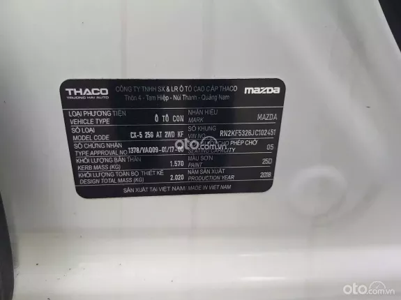 Mazda CX-5 2.5 2WD 2018 - Mazda CX-5 2.5 2WD 2018 - mua bán xe ô tô cũ uy tín tại Hà Nội