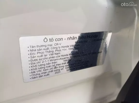 Honda CR-V 1.5 L 2023 - Honda CR-V 1.5 L 2023 - mua bán xe ô tô cũ uy tín tại Hà Nội
