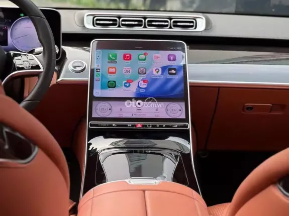 Mercedes-Benz S450 4Matic Luxury 2022 - Màu đen, nội thất nâu