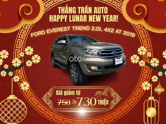 Ford Everest Trend 2.0 AT 4x2 2019 - 730tr