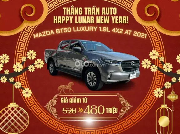 Mazda BT-50 1.9 AT 4x2 2021 - NHẬP THÁI - ĐÃ TRANG BỊ NHIỀU ĐỒ - GIẤY TỜ PHÁP LÝ ĐẦY ĐỦ