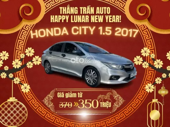 Honda City 1.5 CVT 2017 - Bao quay đầu 1 năm 10% theo giá thị trường
