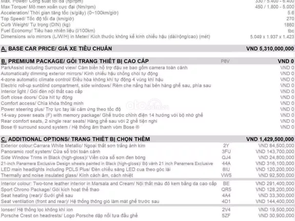 Porsche Panamera 3.0 V6 2021 - Porsche Panamera 2022