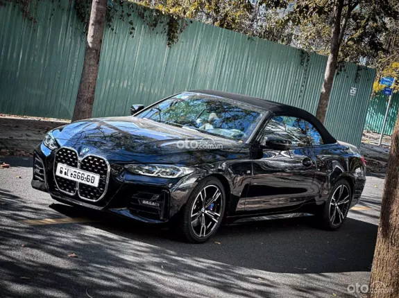 BMW 430i Convertible 2023 - Xe màu đen nội thất nâu