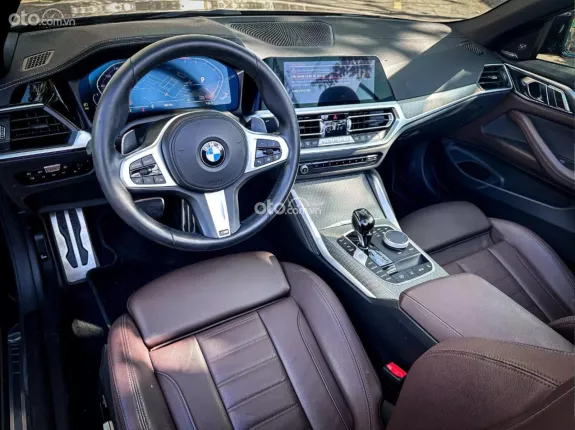 BMW 430i Convertible 2023 - Xe màu đen nội thất nâu