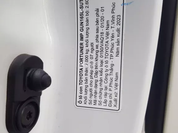 Toyota Fortuner 2023 - Giá tốt sang tên ngay, đủ hồ sơ