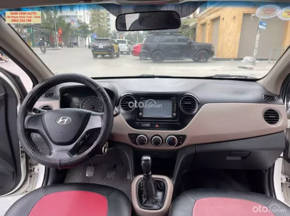 Hyundai Grand i10 2014 - Keo chỉ nguyên, zin màu trắng