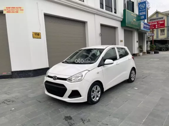 Hyundai Grand i10 2014 - Keo chỉ nguyên, zin màu trắng