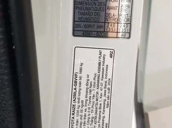 Toyota Raize 2024 - Xe đẹp nhập khẩu Indo