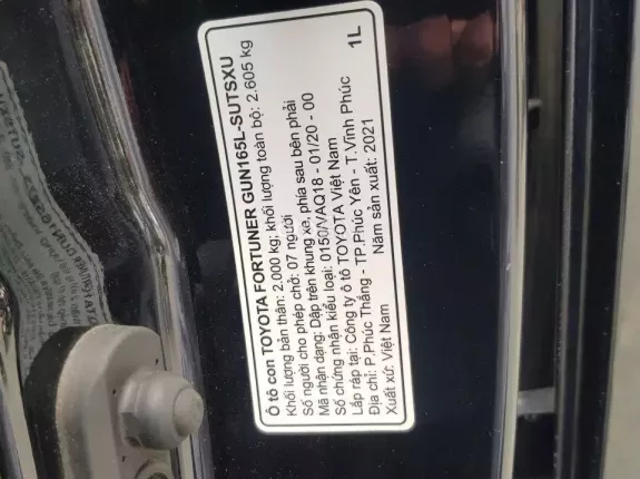Toyota Fortuner 2021 - Xe bảo dưỡng thường xuyên, giá tốt liên hệ em