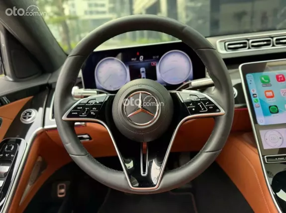 Mercedes-Benz S450 4Matic Luxury 2022 - Xe màu đen nội thất nâu, đăng ký 2023