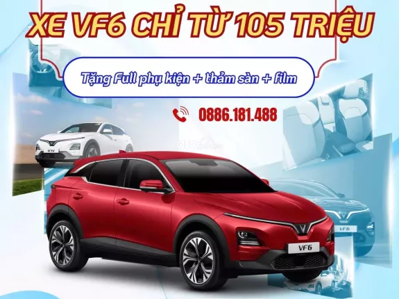 VinFast VF6 Base 2026 - CHUẨN SUV ĐIỆN THỜI ĐẠI MỚI!