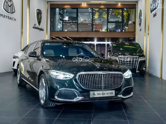 Mercedes-Benz Maybach S450 4Matic 2022 - Xe sang siêu lướt màu xanh ngọc lục bảo độc đáo