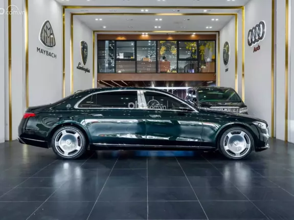 Mercedes-Benz Maybach S450 4Matic 2022 - Xe sang siêu lướt màu xanh ngọc lục bảo độc đáo