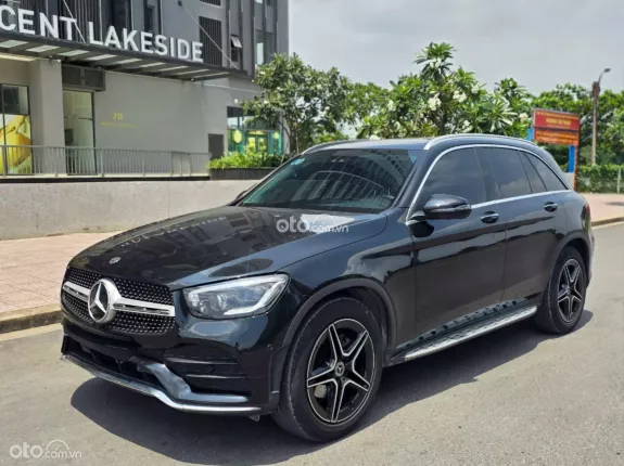 Mercedes-Benz GLC 300 4Matic 2021 - Merceded GLC300 4Matic 2021 Đen/Kem siêu lướt 27.000km