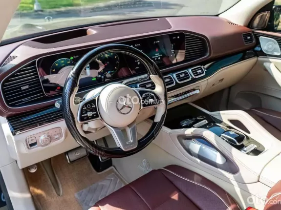 Mercedes-Benz GLS 450 4Matic 2022 - Xe nội thất nâu phối kem, liên hệ em xem xe