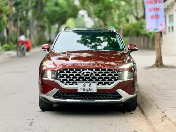 Hyundai Santa Fe 2.5 Xăng Cao cấp 2021 - Xe đẹp tuyệt đối, hỗ trợ bank