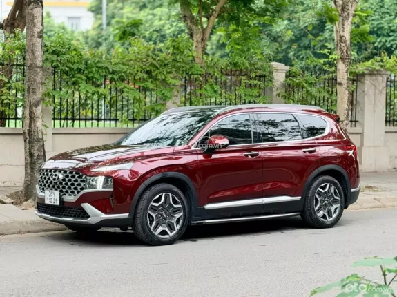 Hyundai Santa Fe 2.5 Xăng Cao cấp 2021 - Xe đẹp tuyệt đối, hỗ trợ bank