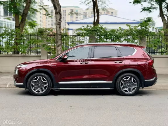 Hyundai Santa Fe 2.5 Xăng Cao cấp 2021 - Xe đẹp tuyệt đối, hỗ trợ bank