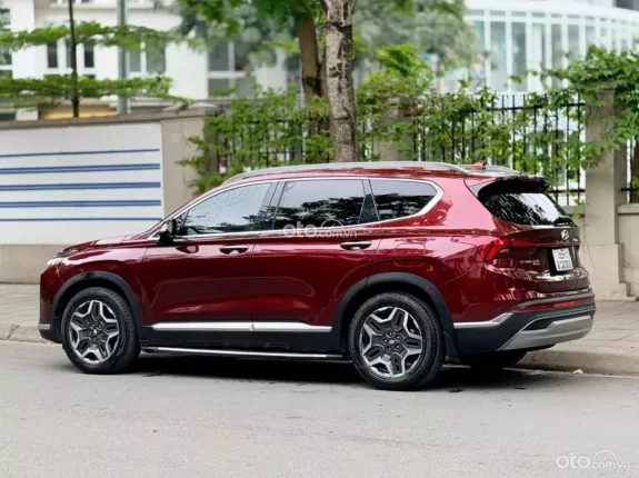 Hyundai Santa Fe 2.5 Xăng Cao cấp 2021 - Xe đẹp tuyệt đối, hỗ trợ bank