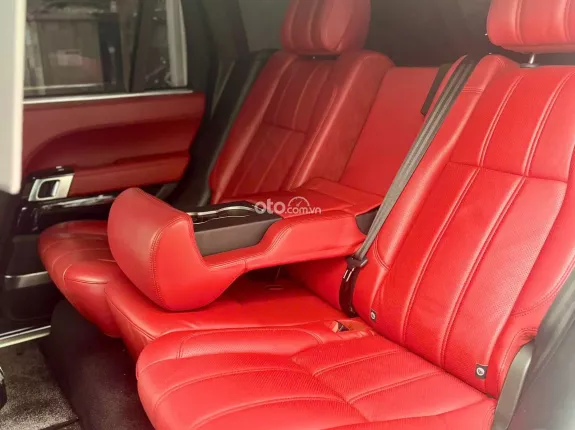 Land Rover Range Rover Autobiography LWB 3.0 2015 - Xe màu trắng, nội thất da bò đỏ