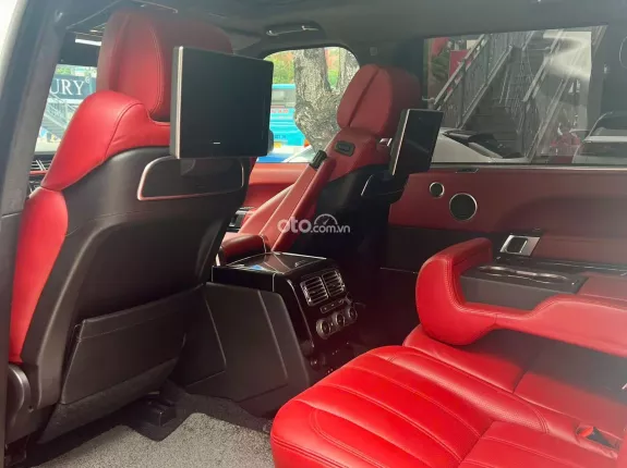 Land Rover Range Rover Autobiography LWB 3.0 2015 - Xe màu trắng, nội thất da bò đỏ