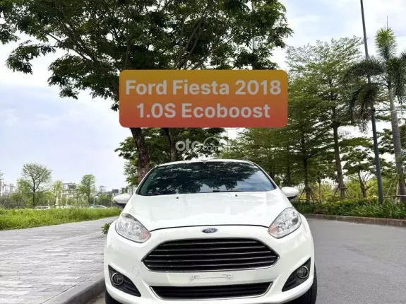 Ford Fiesta Titanium 1.0 AT EcoBoost 2018 - Xe cực hiếm, màu trắng nội thất đen