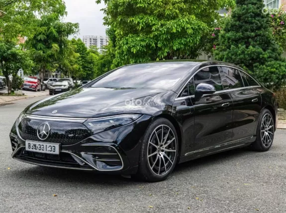 Mercedes-Benz EQS 580 4Matic 2023 - Xe đen nội thất kem, siêu lướt