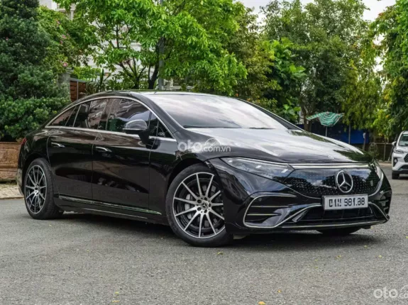 Mercedes-Benz EQS 580 4Matic 2023 - Xe đen nội thất kem, siêu lướt
