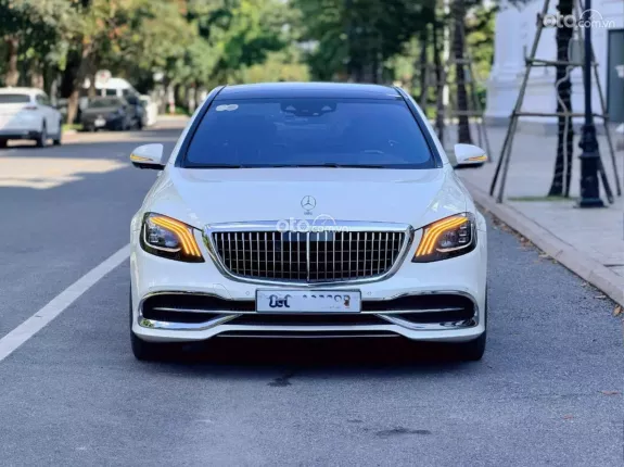Maybach Maybach S450 4Matic 2019 - Xe bảo dưỡng full hãng, màu trắng nội thất nâu