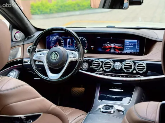 Maybach Maybach S450 4Matic 2019 - Xe bảo dưỡng full hãng, màu trắng nội thất nâu