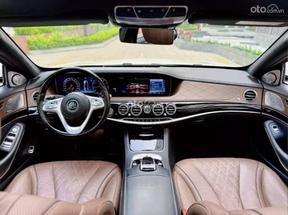 Maybach Maybach S450 4Matic 2019 - Xe bảo dưỡng full hãng, màu trắng nội thất nâu