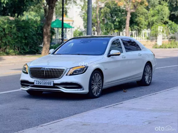 Maybach Maybach S450 4Matic 2019 - Xe bảo dưỡng full hãng, màu trắng nội thất nâu