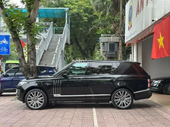 Land Rover Range Rover Autobiography LWB 5.0 2014 - Xe màu đen nộ thất nâu