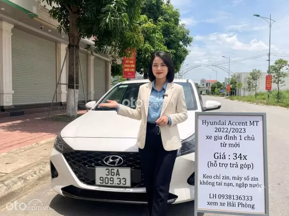 Hyundai Accent 1.4 MT 2022 - Xe gia đình zin 1 chủ hỗ trợ bank