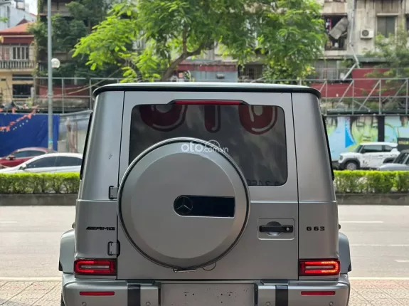 Mercedes-Benz AMG G63 4Matic 2021 - Xe màu xám nội thất đỏ